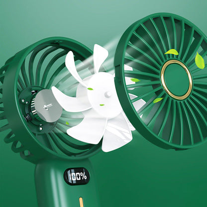 Rechargeable portable silent digital display handheld fan❄Buy 2 get 10% Off Extra Auto & Free Shipping❄