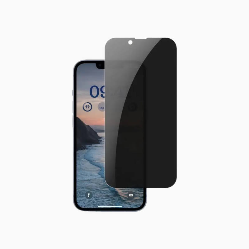Anti-Scratch & Anti-Spy Tempered Glass Screen Protector for iPhone